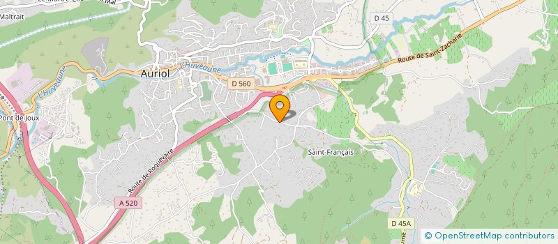 localisation de l'entreprise MADAME CORALIE MAS  AURIOL