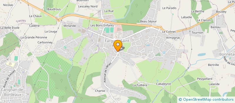 localisation de l'entreprise MADAME CORALIE MAURES  FARGUES-SAINT-HILAIRE