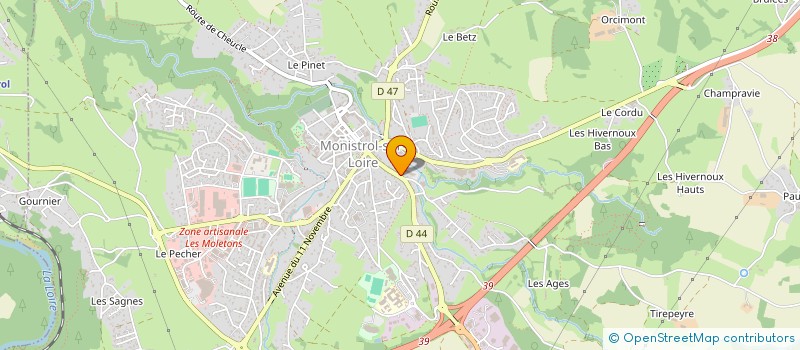 localisation de l'entreprise MADAME CORALIE MEKNASSI à MONISTROL-SUR-LOIRE