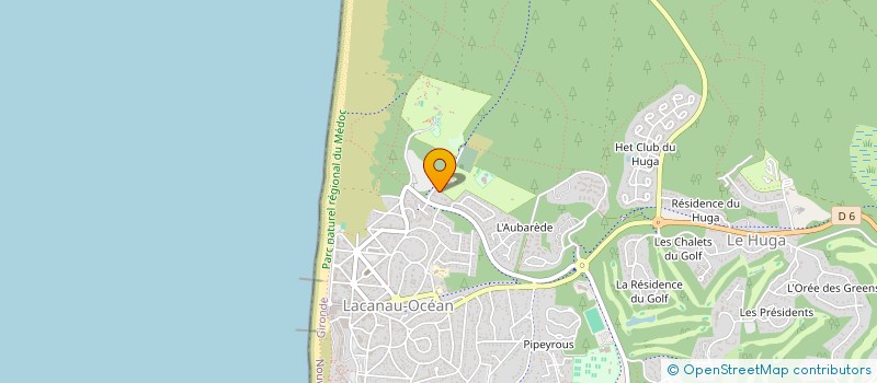 localisation de l'entreprise MADAME CORALIE MERIGNAC  LACANAU