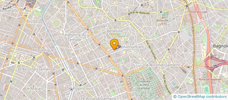 localisation de l'entreprise MADAME CORALIE MERLHIOT  PARIS