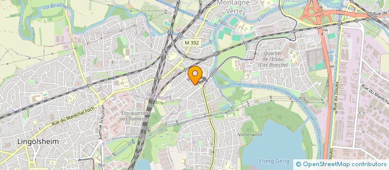 localisation de l'entreprise MADAME CORALIE MERTZ  HOLTZHEIM