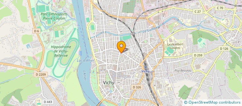 localisation de l'entreprise MADAME CORALIE METTOT à VICHY
