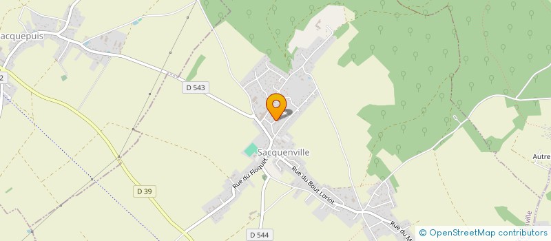 localisation de l'entreprise MADAME CORALIE MEULLE  SACQUENVILLE