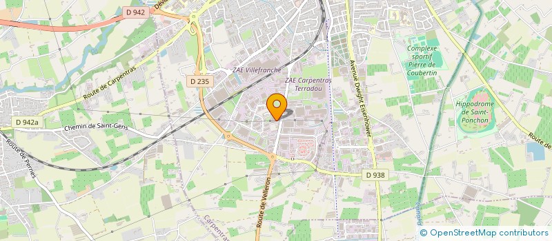 localisation de l'entreprise MADAME CORALIE MILLAT  CARPENTRAS