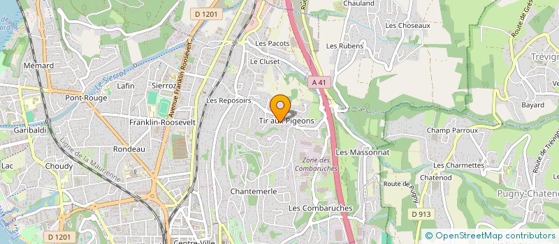 localisation de l'entreprise MADAME CORALIE MILLET à AIX-LES-BAINS