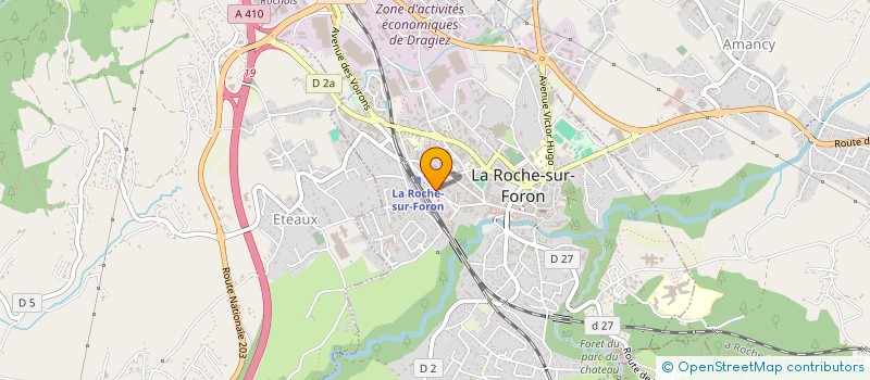 localisation de l'entreprise MADAME CORALIE MONNIER  LA ROCHE-SUR-FORON