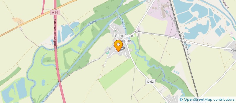 localisation de l'entreprise MADAME CORALIE MORA  CONDE-SUR-SUIPPE