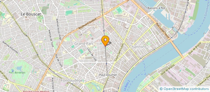 localisation de l'entreprise MADAME CORALIE MOREAU  BORDEAUX