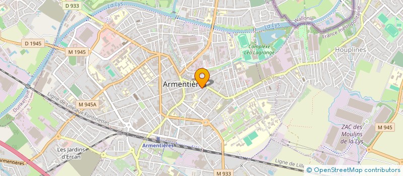 localisation de l'entreprise MADAME CORALIE MOREL  ARMENTIERES