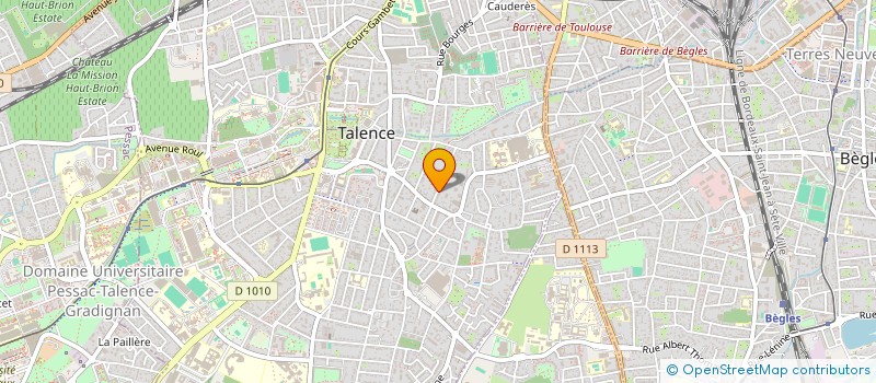 localisation de l'entreprise MADAME CORALIE MORIN à TALENCE
