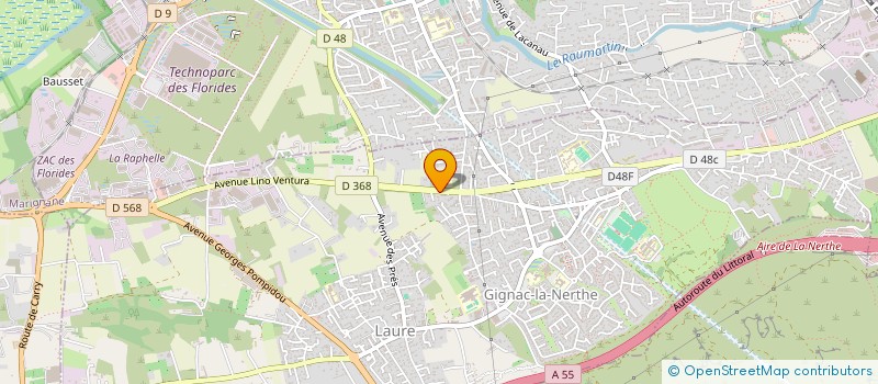 localisation de l'entreprise MADAME CORALIE MUNOS à GIGNAC-LA-NERTHE