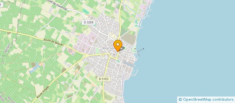 localisation de l'entreprise MADAME CORALIE MUNOZ à MARSEILLAN