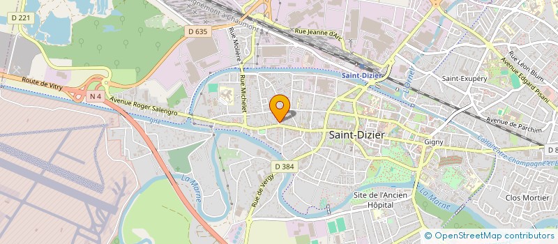 localisation de l'entreprise MADAME CORALIE NARAT à SAINT-DIZIER