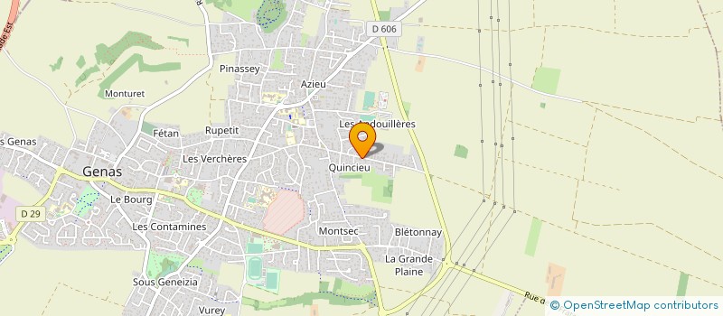 localisation de l'entreprise MADAME CORALIE NESME  GENAS