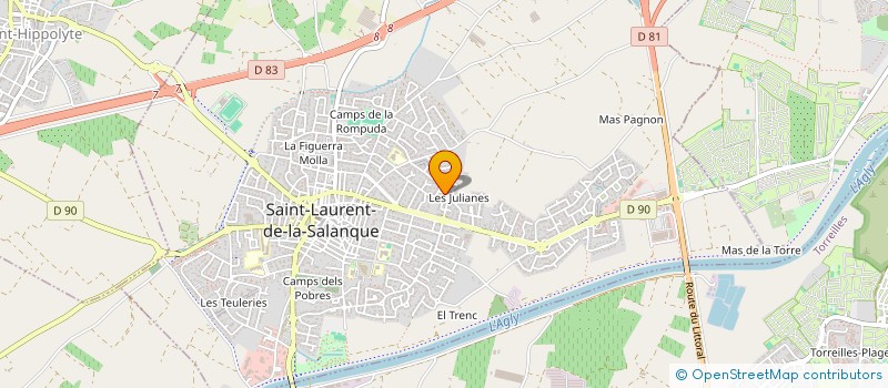 localisation de l'entreprise MADAME CORALIE NEVEU  LAROQUE-DES-ALBERES