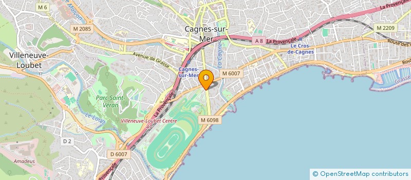 localisation de l'entreprise MADAME CORALIE NEY à CAGNES-SUR-MER