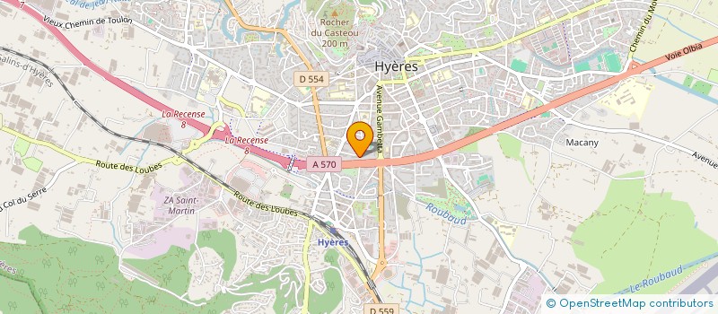 localisation de l'entreprise MADAME CORALIE NICOT  HYERES