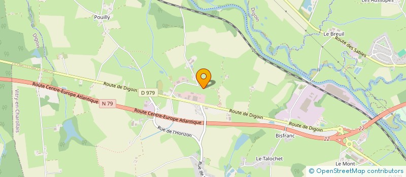 localisation de l'entreprise MADAME CORALIE NIETO  VITRY-EN-CHAROLLAIS