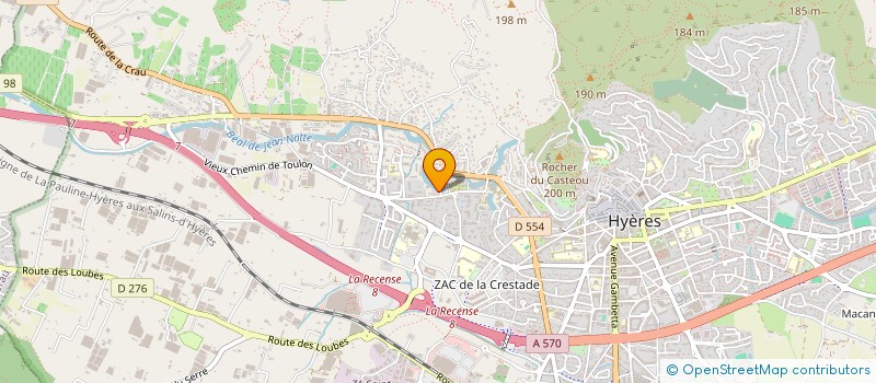 localisation de l'entreprise MADAME CORALIE NOCE à HYERES