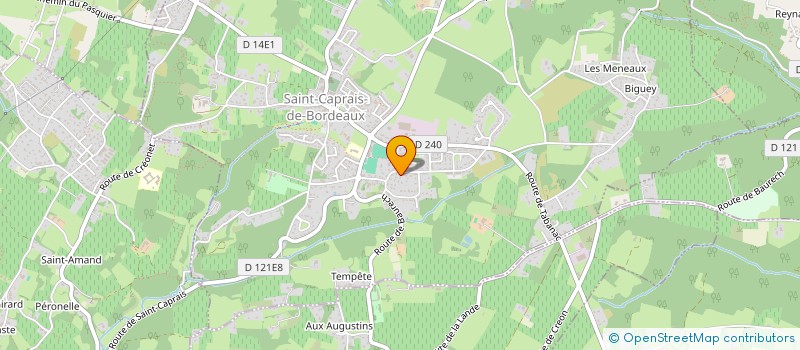 localisation de l'entreprise MADAME CORALIE NOGALA  SAINT-CAPRAIS-DE-BORDEAUX