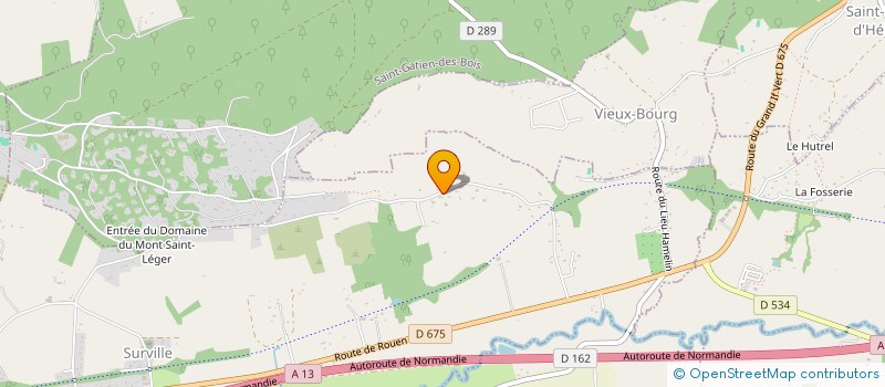 localisation de l'entreprise MADAME CORALIE PACAUT  SURVILLE