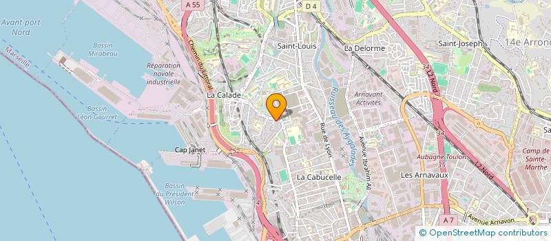 localisation de l'entreprise MADAME CORALIE PAILLOTTET  MARSEILLE