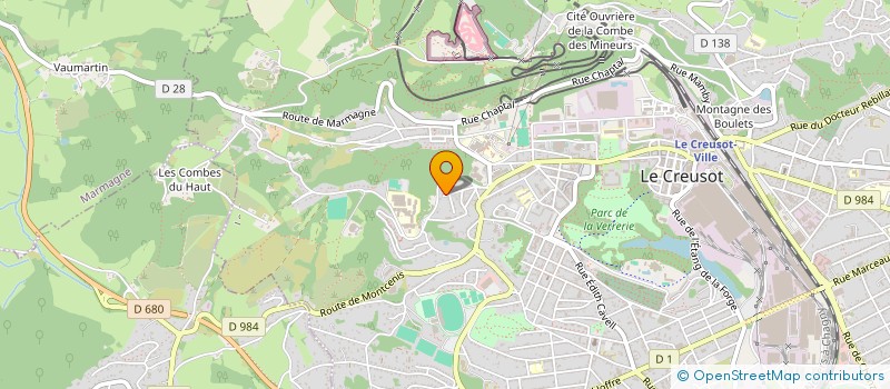 localisation de l'entreprise MADAME CORALIE PAIROT  LE CREUSOT