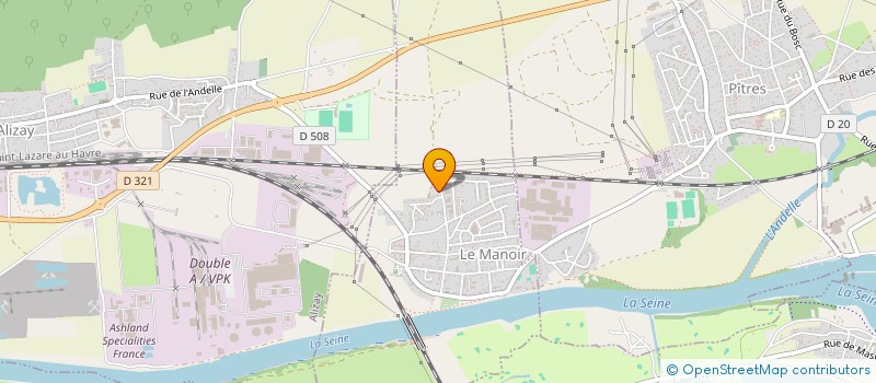 localisation de l'entreprise MADAME CORALIE PALACIOS MONTERO  LE MANOIR