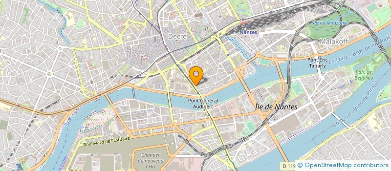 localisation de l'entreprise MADAME CORALIE PAQUET à NANTES