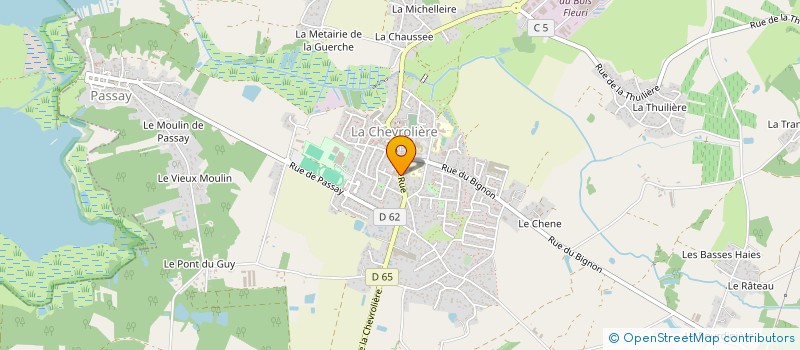 localisation de l'entreprise MADAME CORALIE PARE  LA CHEVROLIERE