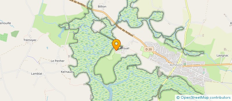 localisation de l'entreprise MADAME CORALIE PARIS  AMBON