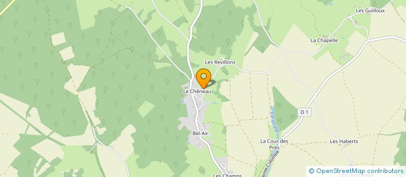 localisation de l'entreprise MADAME CORALIE PAURON  TREIGNY-PERREUSE-SAINTE-COLOMBE