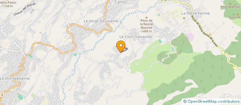 localisation de l'entreprise MADAME CORALIE PAYET à LE TAMPON