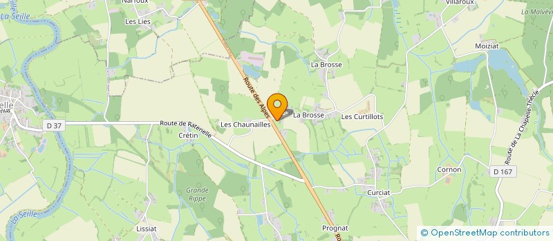 localisation de l'entreprise MADAME CORALIE PERRAULT à ROMENAY