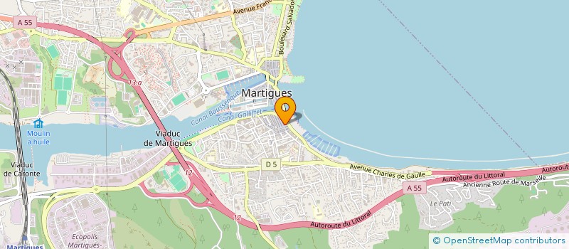 localisation de l'entreprise MADAME CORALIE PES à MARTIGUES