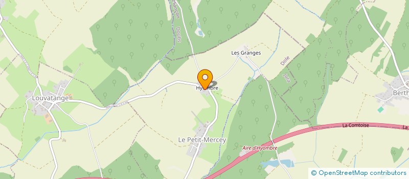 localisation de l'entreprise MADAME CORALIE PHILIPPE  DAMPIERRE