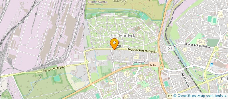 localisation de l'entreprise MADAME CORALIE PLANCKE à DUNKERQUE