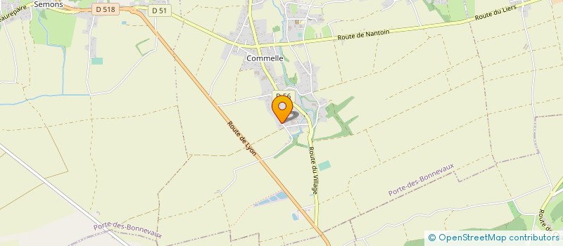 localisation de l'entreprise MADAME CORALIE PLANTIER  PORTE-DES-BONNEVAUX