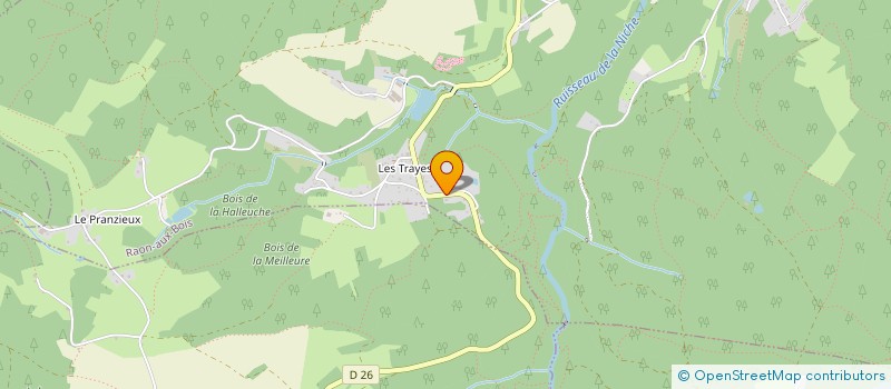 localisation de l'entreprise MADAME CORALIE POINSOT  RAON-AUX-BOIS