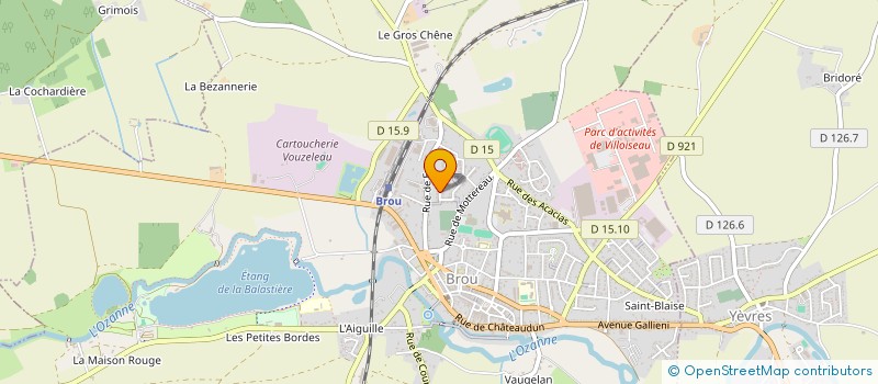 localisation de l'entreprise MADAME CORALIE POTTIN à BROU