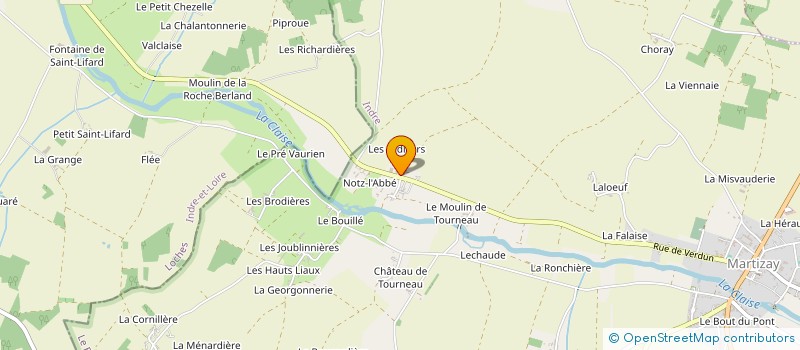 localisation de l'entreprise MADAME CORALIE POURNIN à MARTIZAY