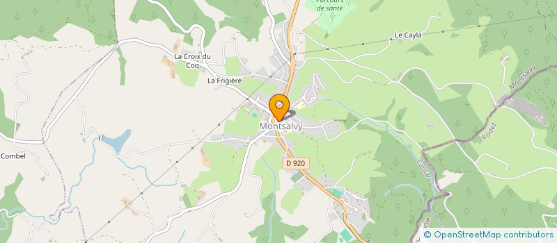localisation de l'entreprise MADAME CORALIE POUSSERGUE à MONTSALVY