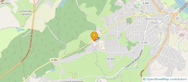 localisation de l'entreprise MADAME CORALIE PRIVA  BELLERIVE-SUR-ALLIER