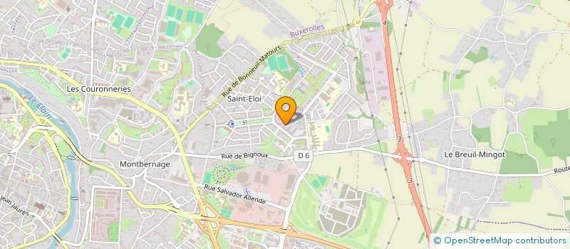 localisation de l'entreprise MADAME CORALIE PROCUREUR  POITIERS