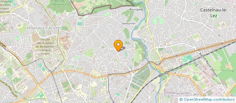 localisation de l'entreprise MADAME CORALIE RABAUX à MONTPELLIER
