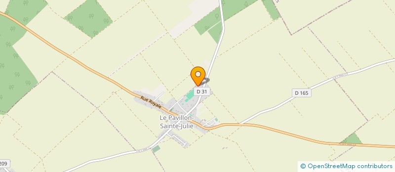 localisation de l'entreprise MADAME CORALIE RAJAONA-ANDRIANASOLO  LE PAVILLON-SAINTE-JULIE