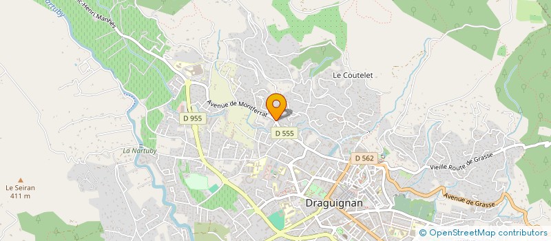 localisation de l'entreprise MADAME CORALIE RAMBERT  DRAGUIGNAN