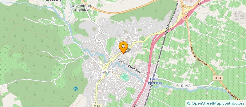 localisation de l'entreprise MADAME CORALIE RAUCH  CUERS