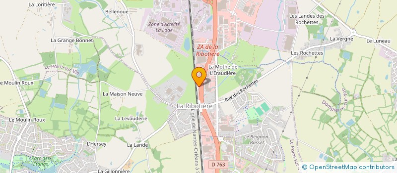 localisation de l'entreprise MADAME CORALIE REDON  LE POIRE-SUR-VIE